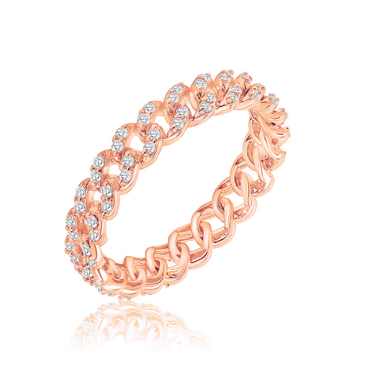 Cuban-Link Stackable Ring - Swagychic