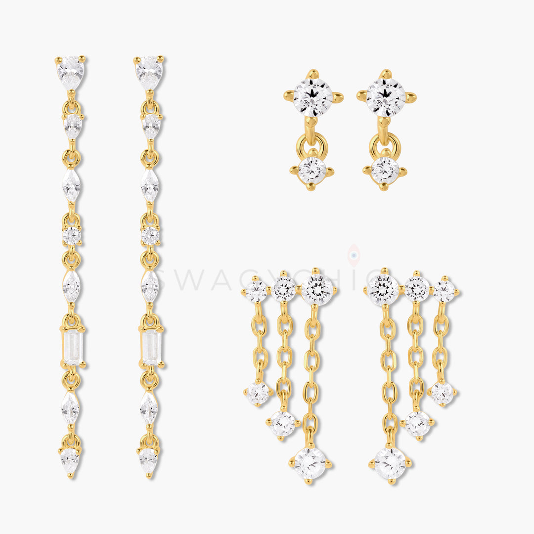 Cz Dangle Bundle - Swagychic