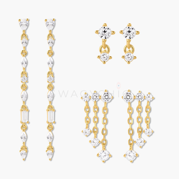 Cz Dangle Bundle - Swagychic