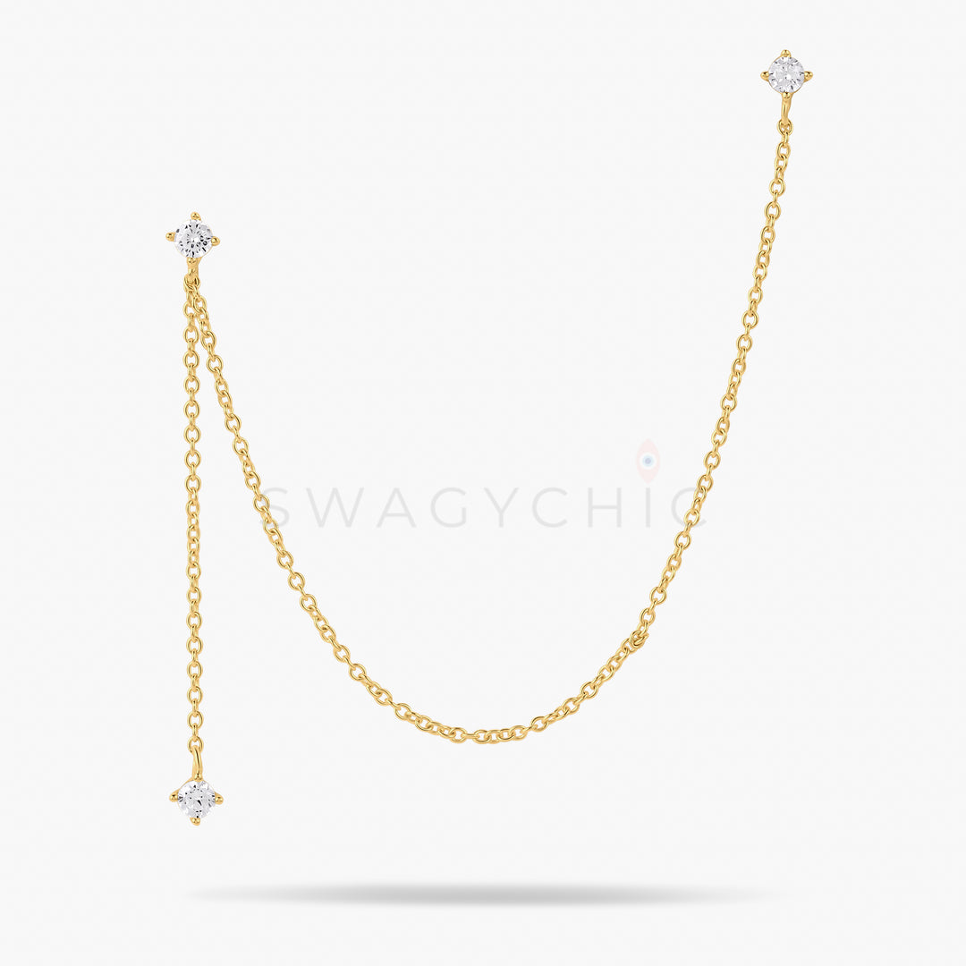 Dainty Double Piercing - Swagychic