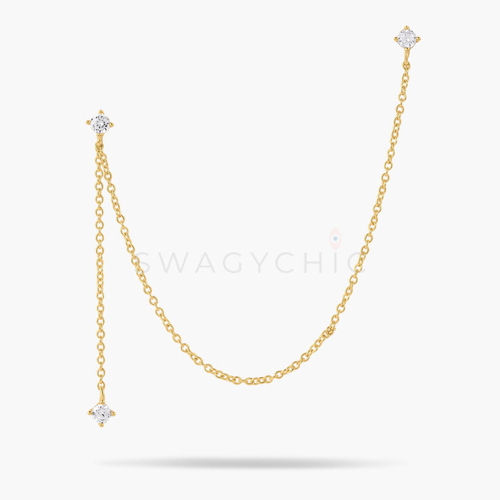 Dainty Double Piercing - Swagychic