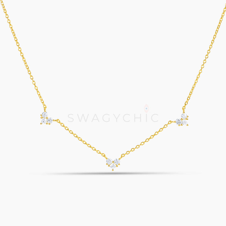 Dainty Triple Heart Necklace - Swagychic