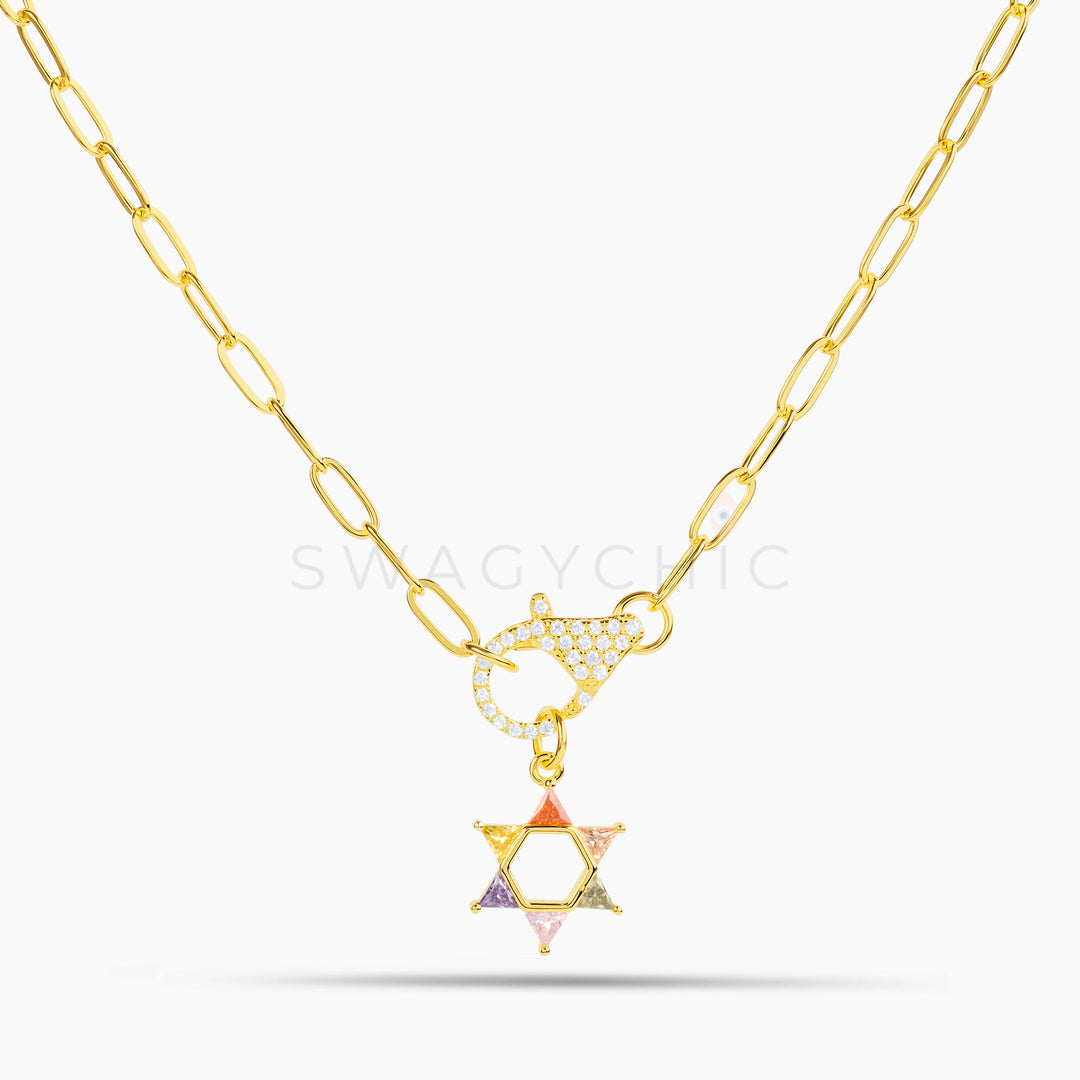David Pastel Charm Necklace - Swagychic