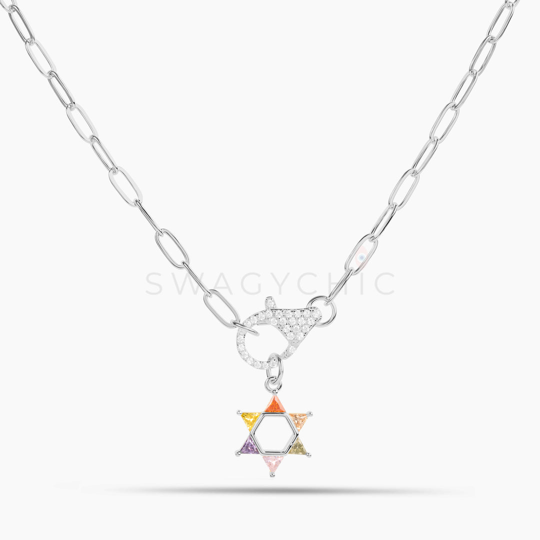 David Pastel Charm Necklace - Swagychic