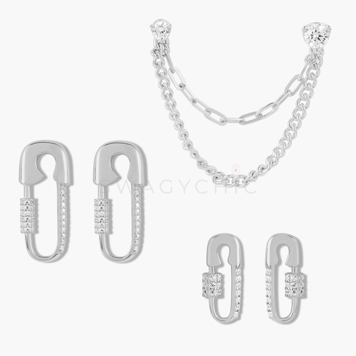 Edgy Safety Pin Bundle - Swagychic