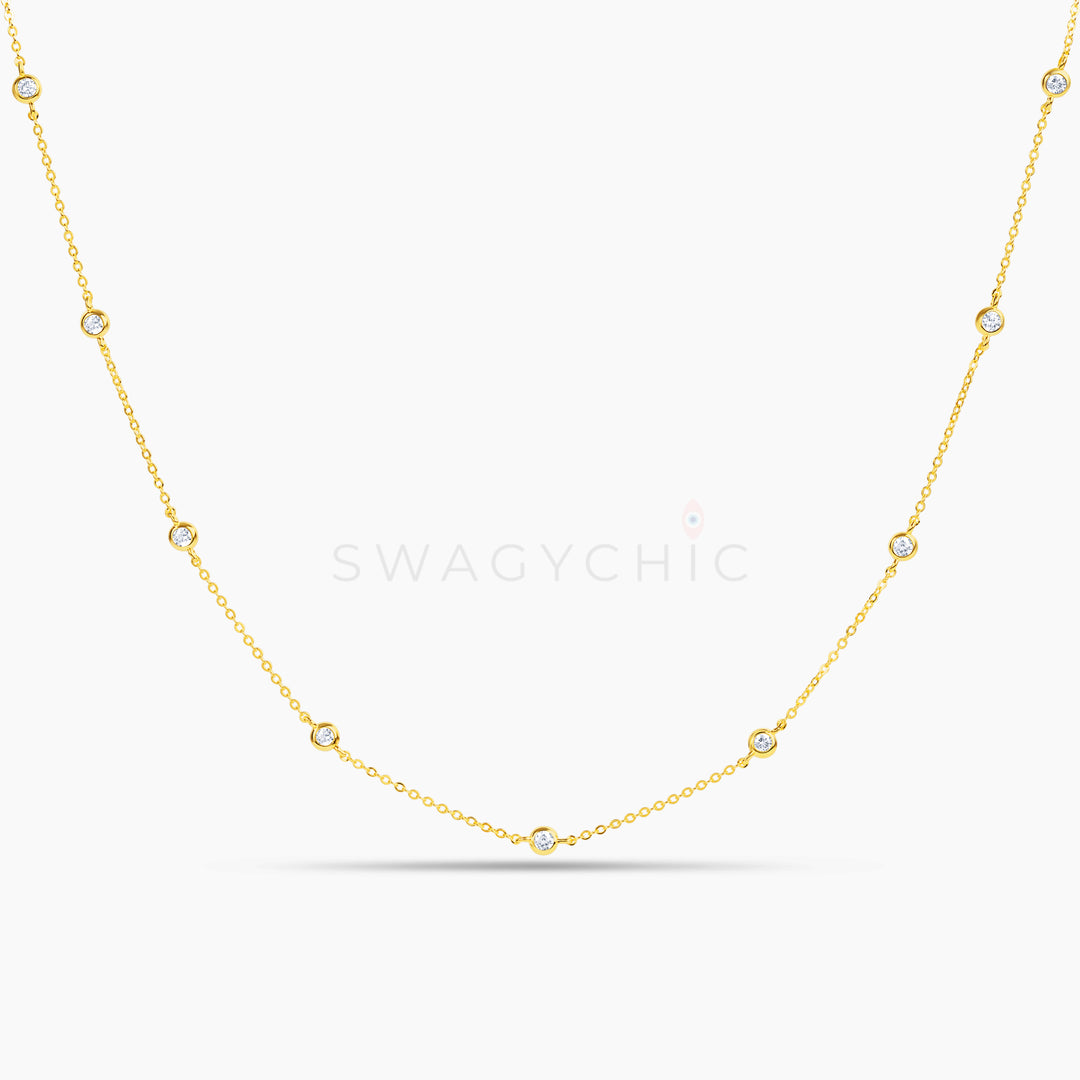 Everyday Bezel Necklace - Swagychic