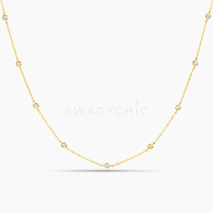 Everyday Bezel Necklace - Swagychic