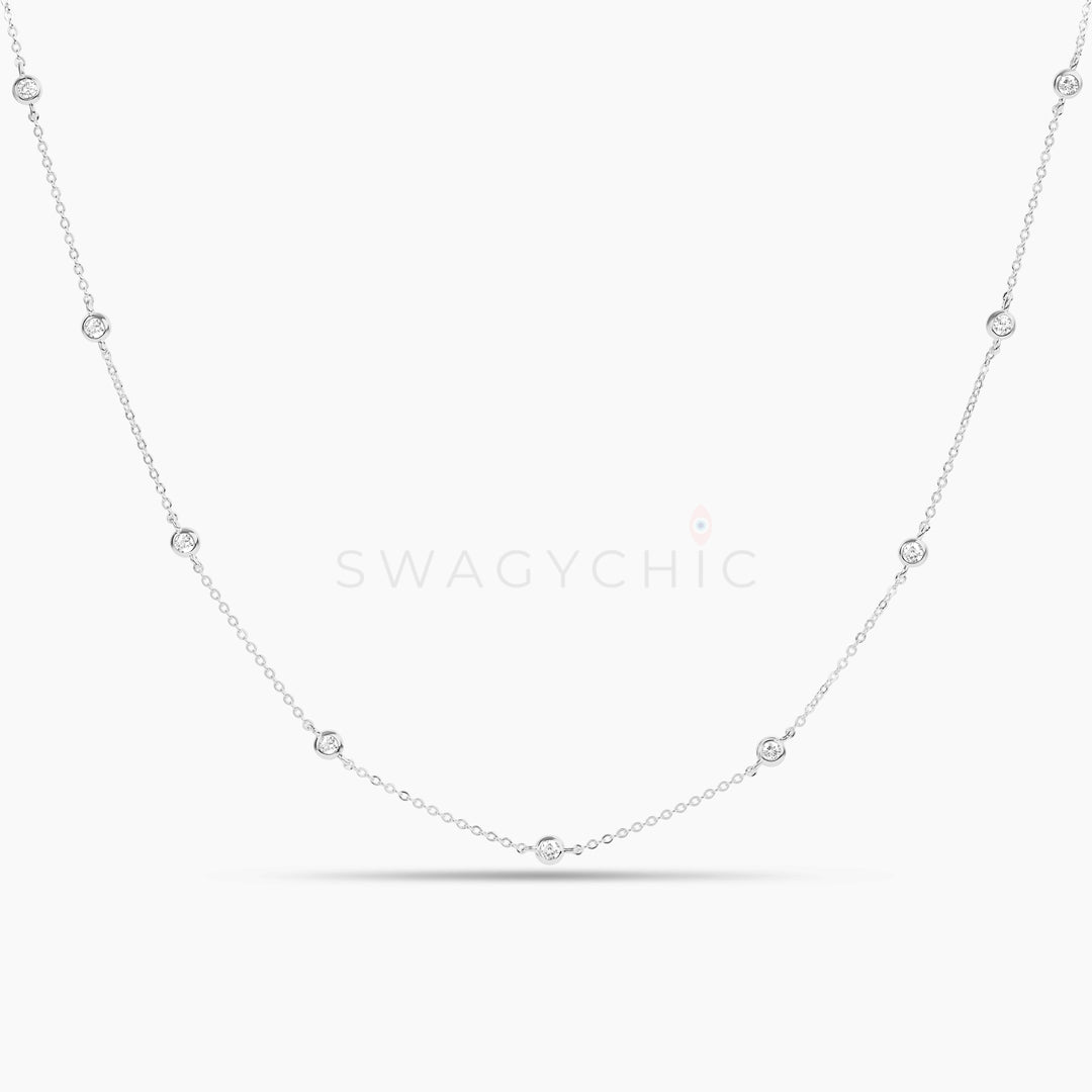 Everyday Bezel Necklace - Swagychic