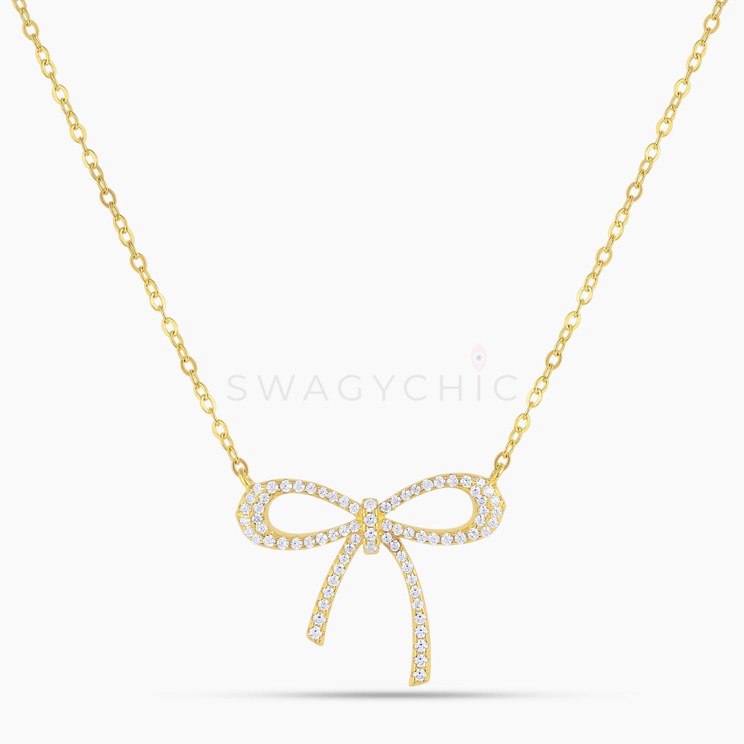 Everyday Bow Necklace - Swagychic