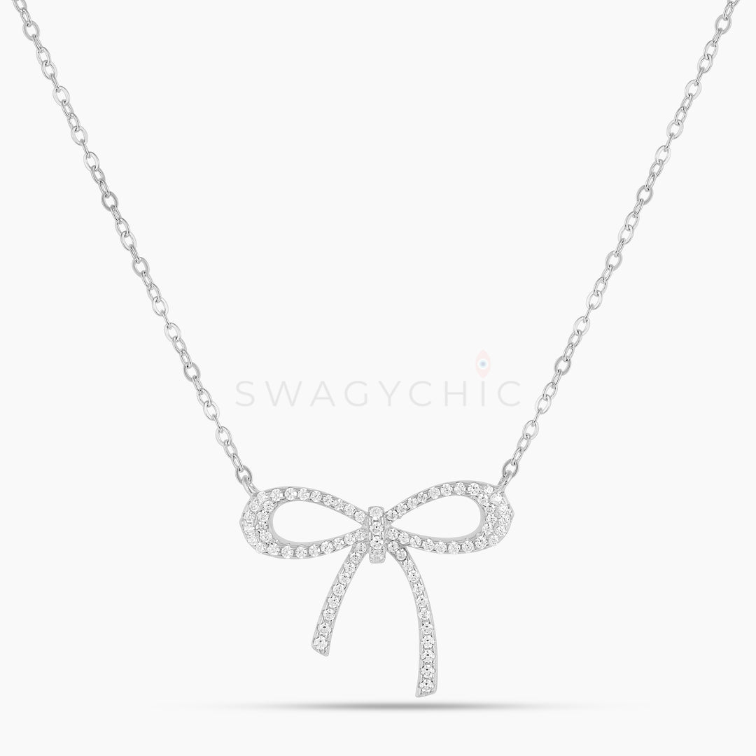 Everyday Bow Necklace - Swagychic