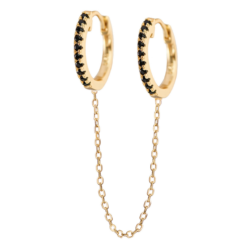 Gold Double Huggies - Swagychic