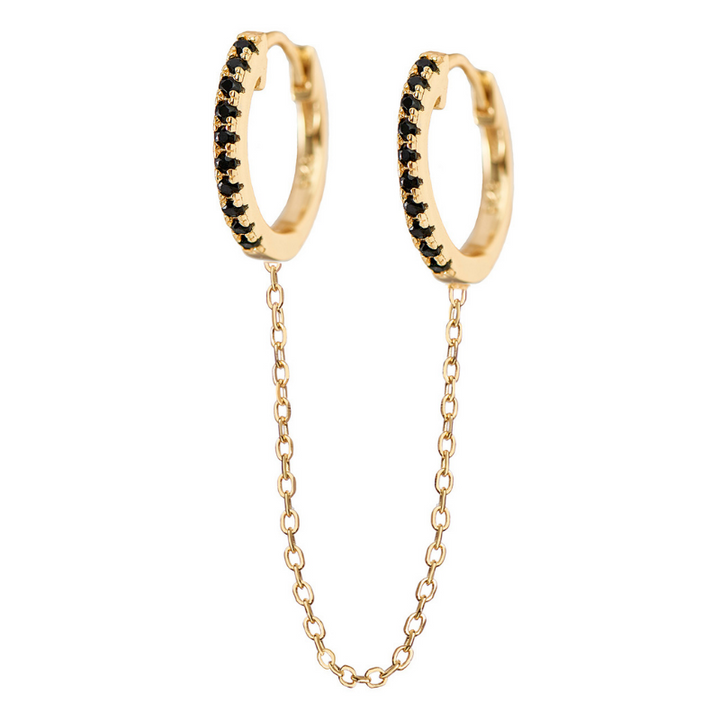 Gold Double Huggies - Swagychic
