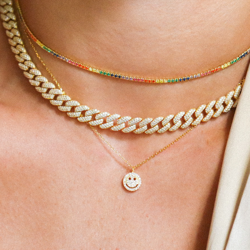 Single Smiley Necklace - Swagychic