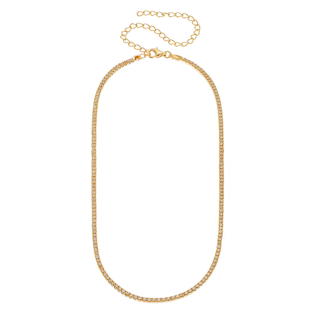 Gold Tennis Choker - Swagychic