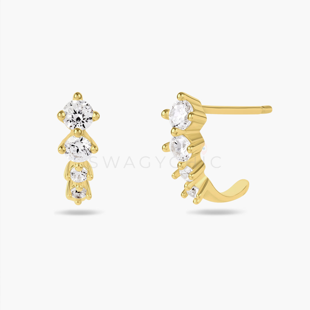 Graduated Wrap Studs - Swagychic