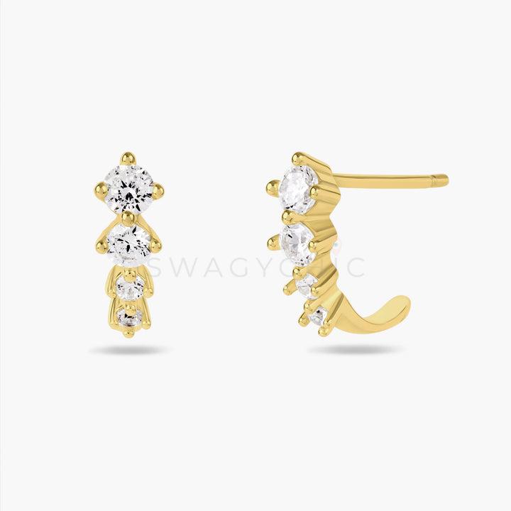 Graduated Wrap Studs - Swagychic
