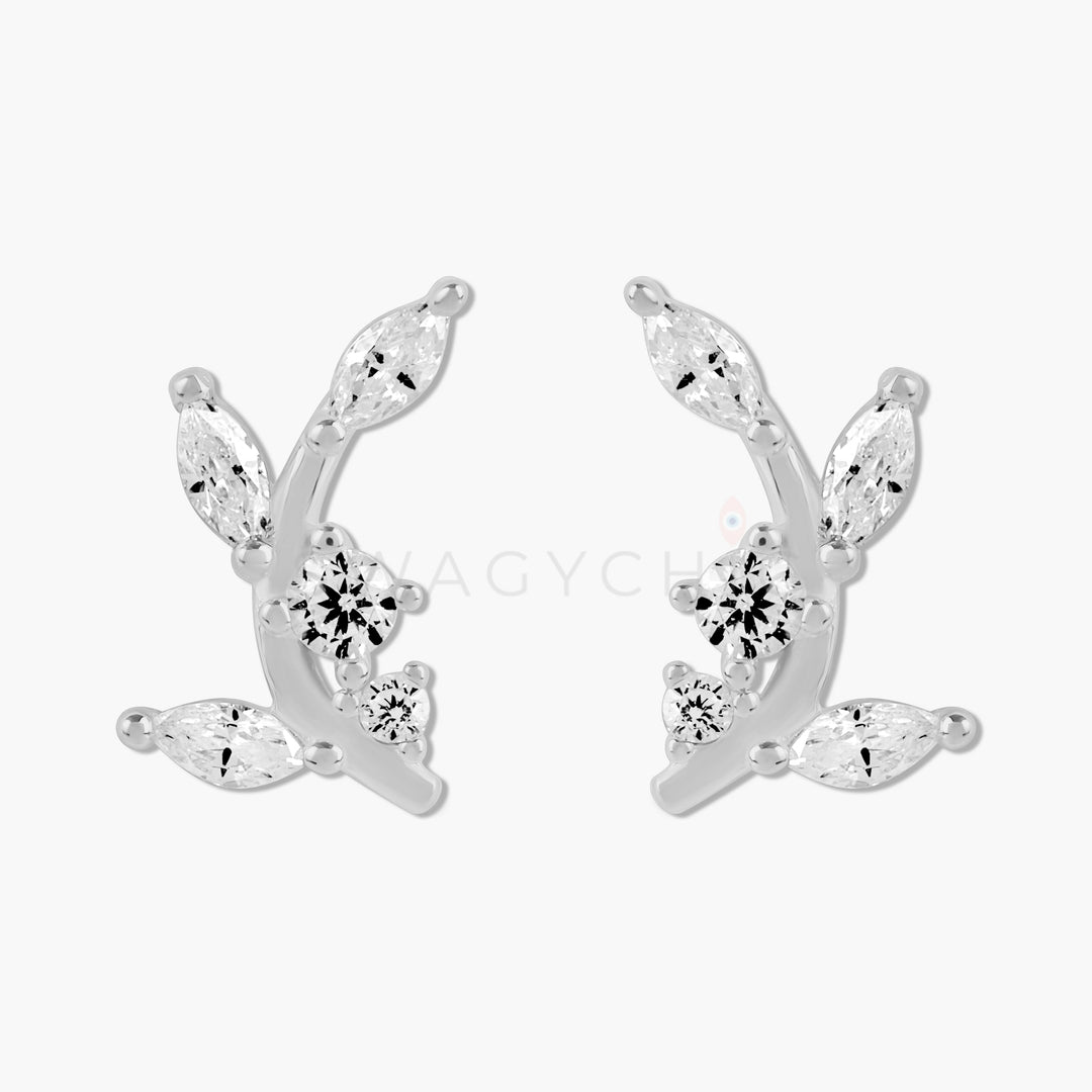 Greek Leaf Studs - Swagychic