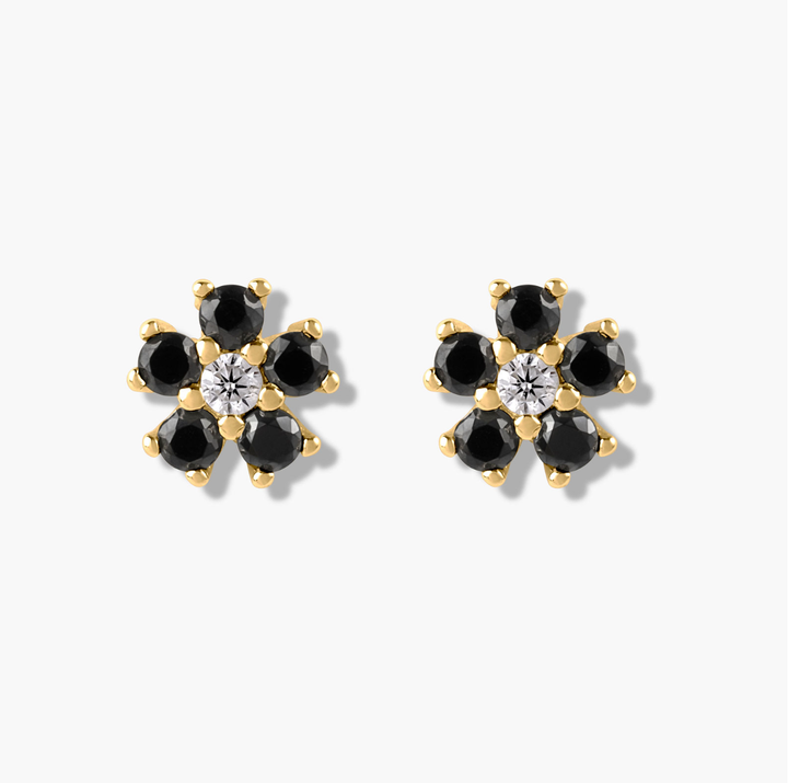 Mini Flower Studs- Gold