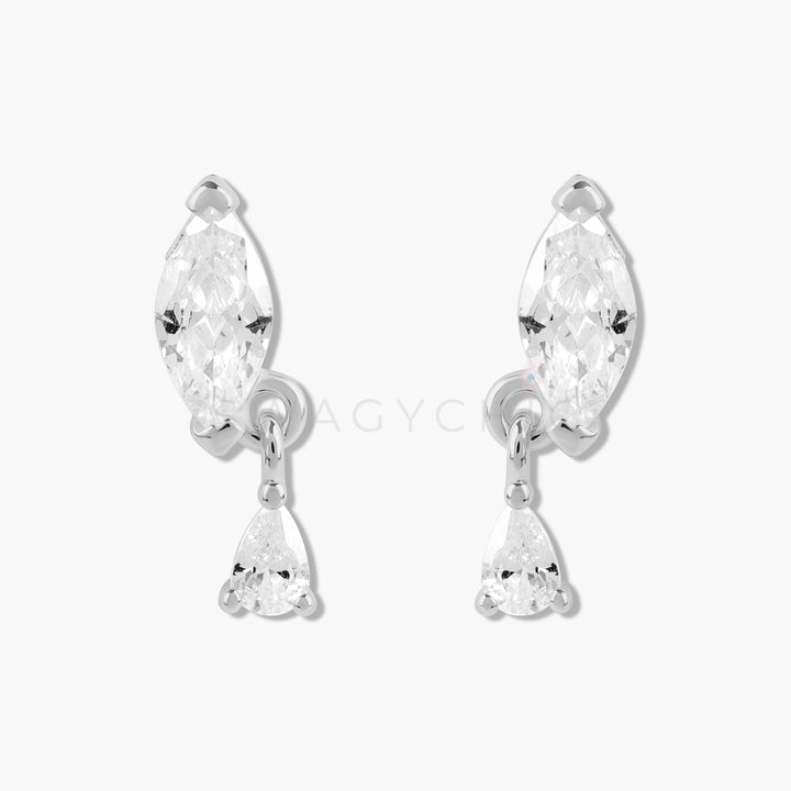 Marquise Dangle Studs - Swagychic