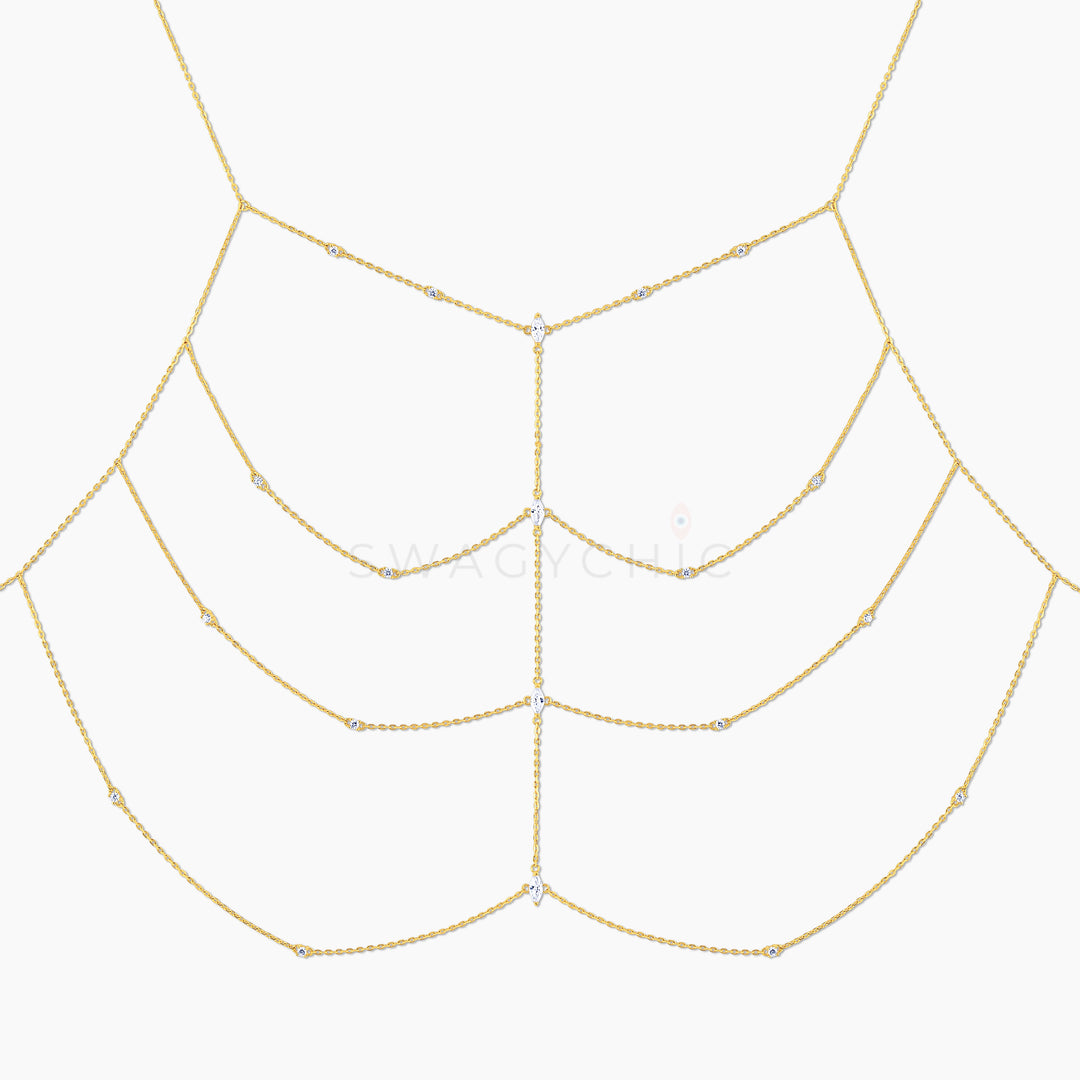 Marquise Elegance Necklace - Swagychic