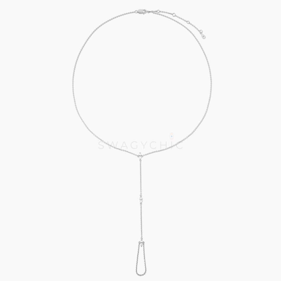 Marquise Elegance Wrap Hand Chain Bracelet - Swagychic
