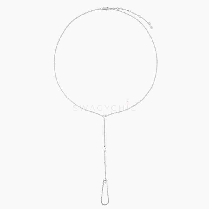 Marquise Elegance Wrap Hand Chain Bracelet - Swagychic