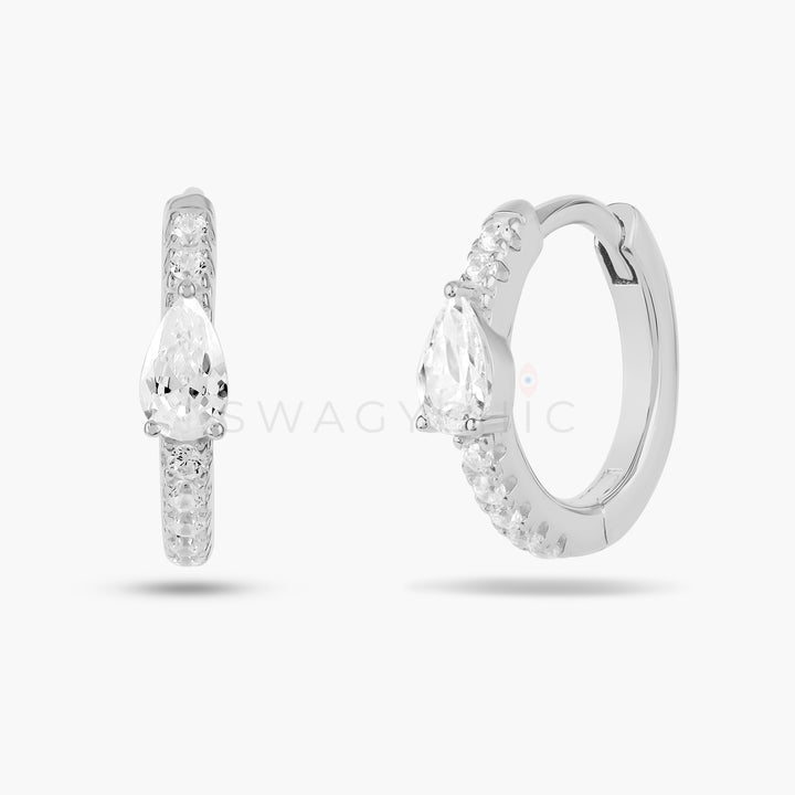 Marquise Pave Huggies - Swagychic