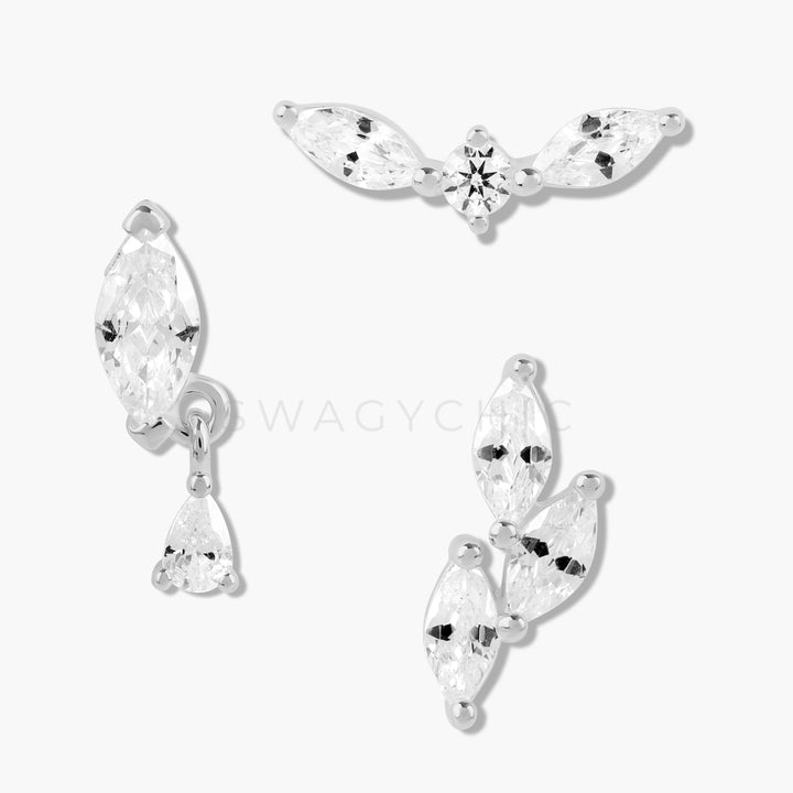 Marquise Stud Bundle - Swagychic