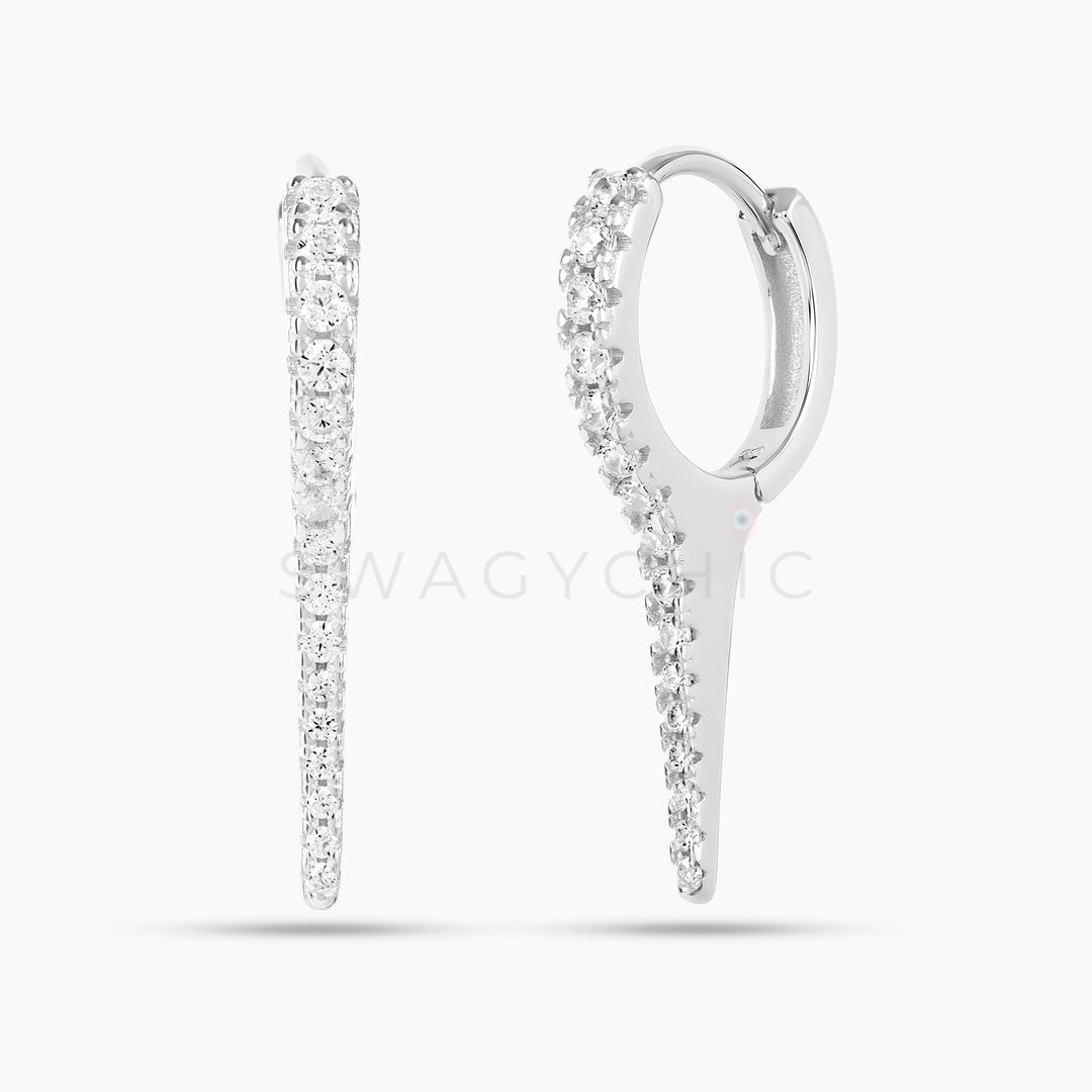 Medium Spike Huggies - Swagychic