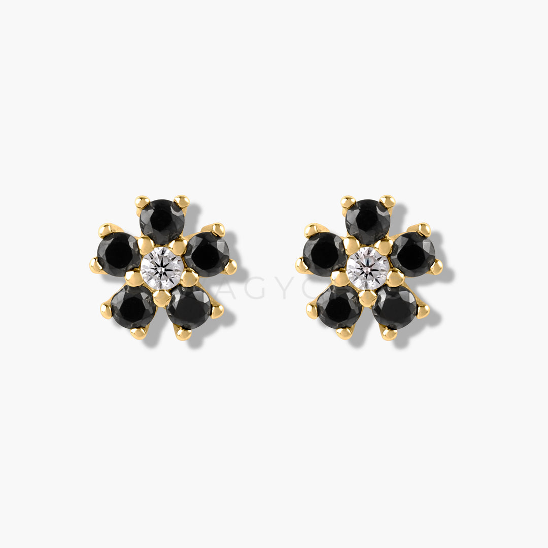 Mini Flower Studs- Gold - Swagychic