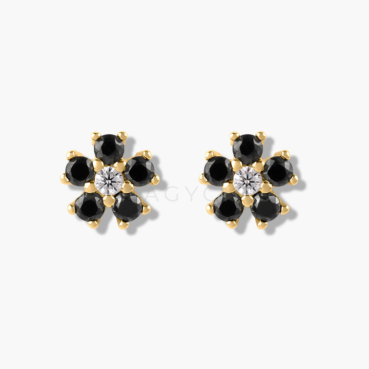 Mini Flower Studs- Gold - Swagychic