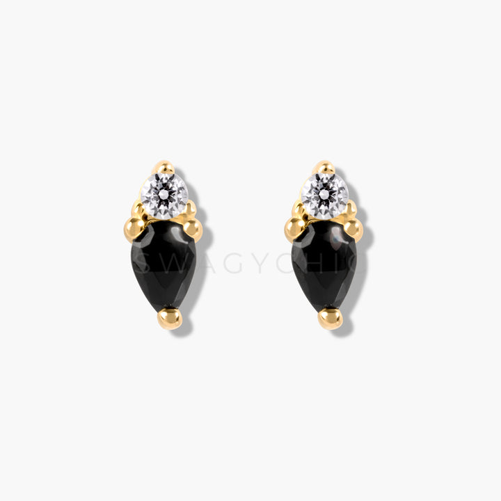 Mini Marquise Studs- Gold - Swagychic