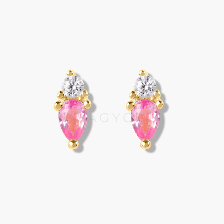 Mini Marquise Studs- Gold - Swagychic