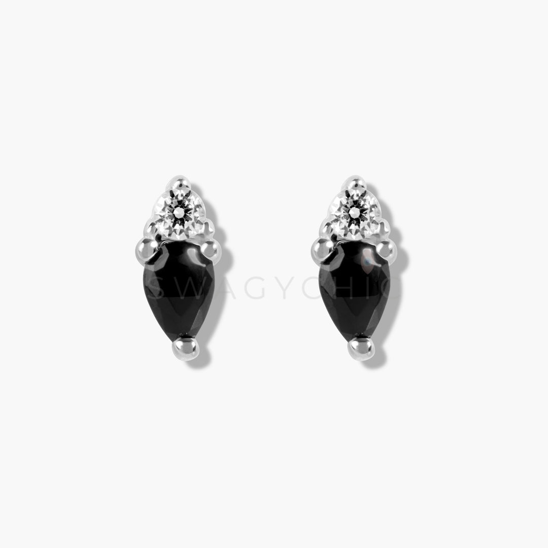 Mini Marquise Studs- Silver - Swagychic
