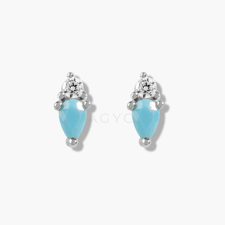 Mini Marquise Studs- Silver - Swagychic