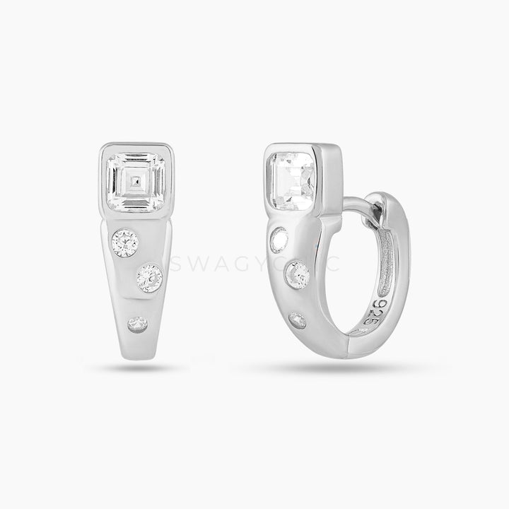 Mini Square Chunky Huggies - Swagychic