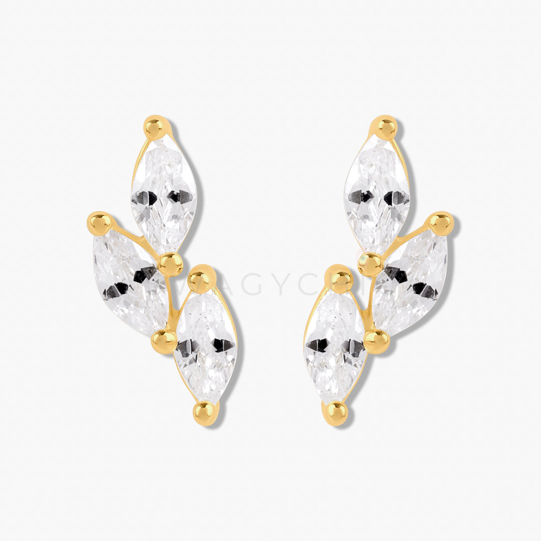 Scattered Marquise Studs - Swagychic