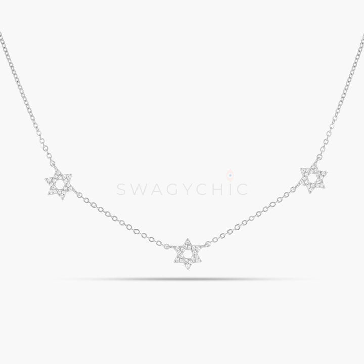Triple David Necklace - Swagychic
