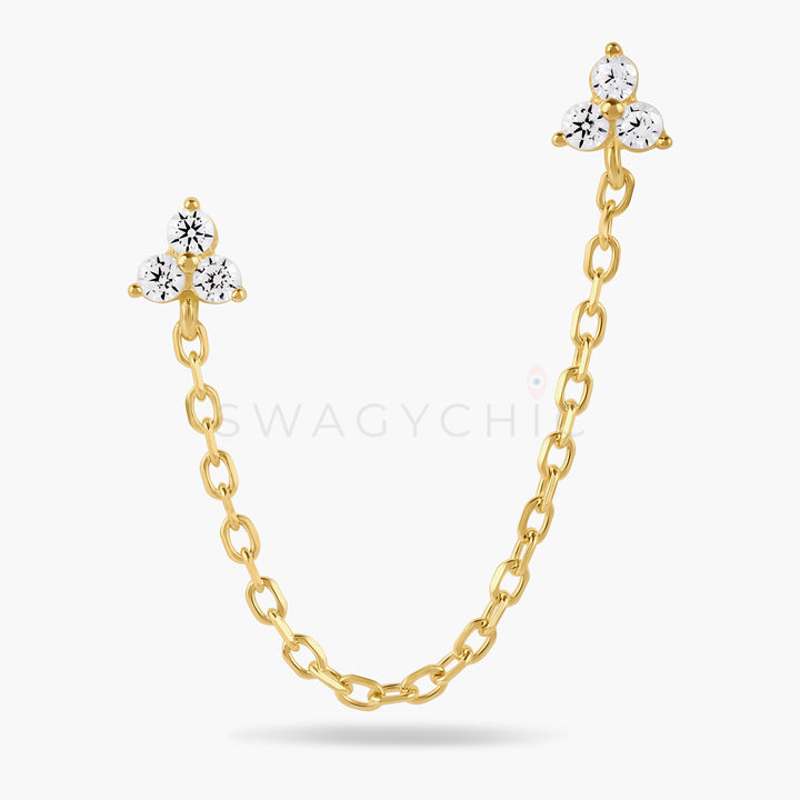 Triple Dot Double Piercing - Swagychic