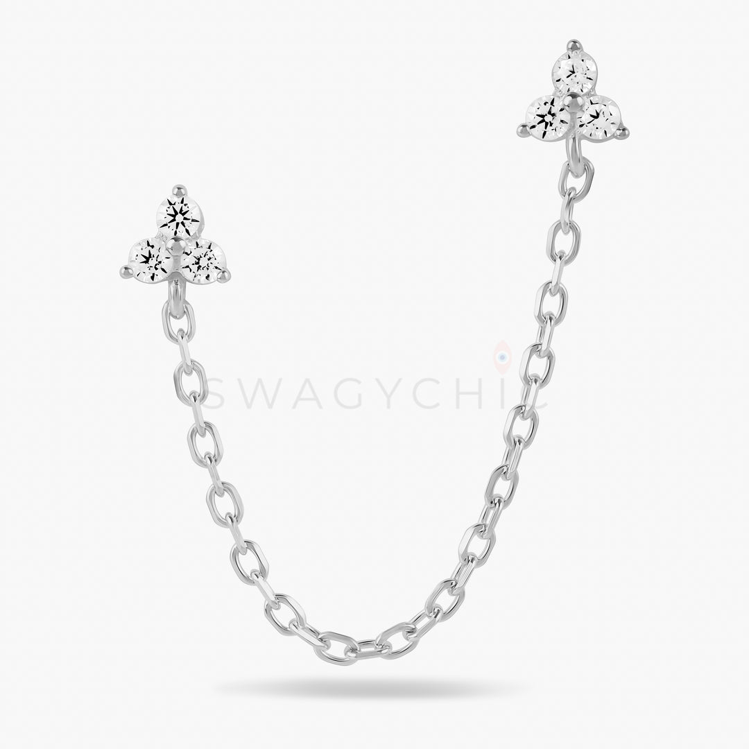 Triple Dot Double Piercing - Swagychic