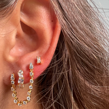 Multi-stone Wrap Earring