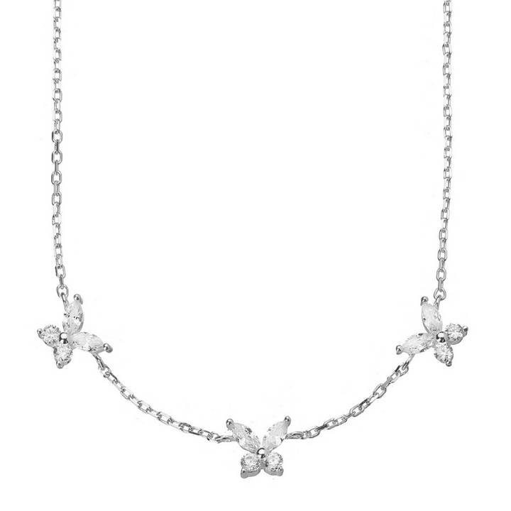 Triple Butterfly Necklace