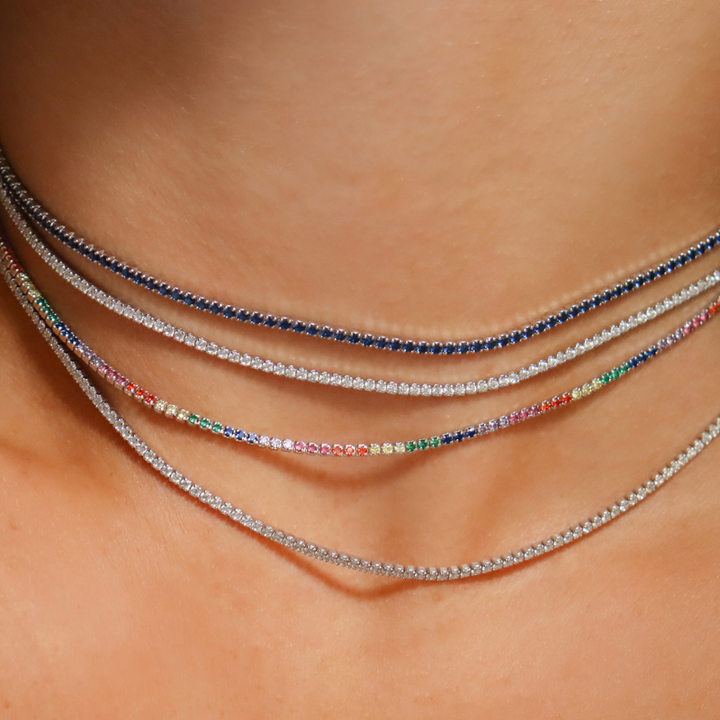 Silver Tennis Choker