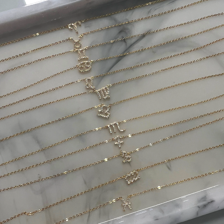 Gold Zodiac Necklace - Swagychic