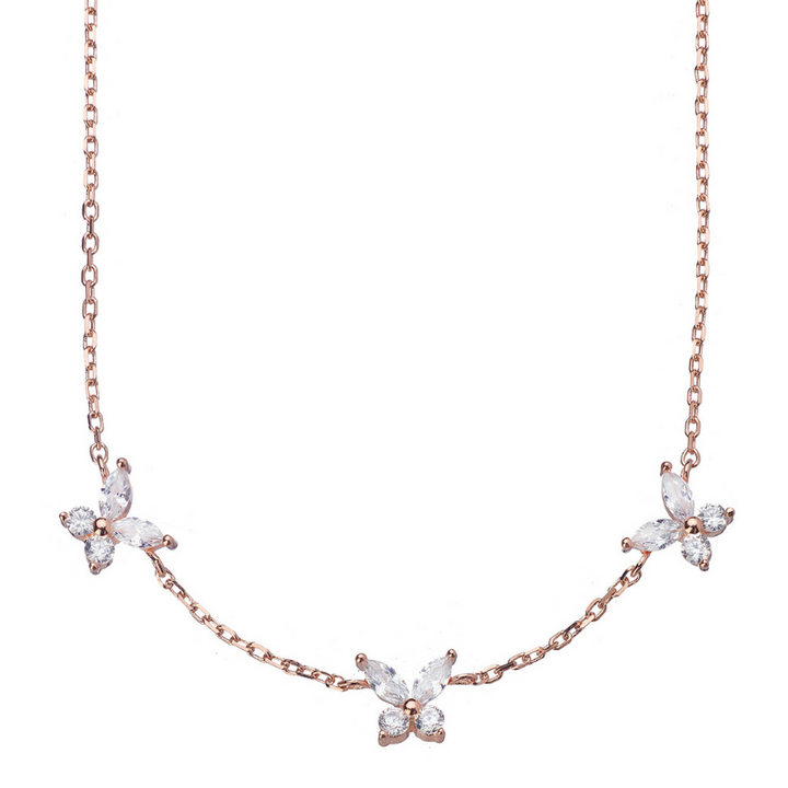 Triple Butterfly Necklace - Swagychic