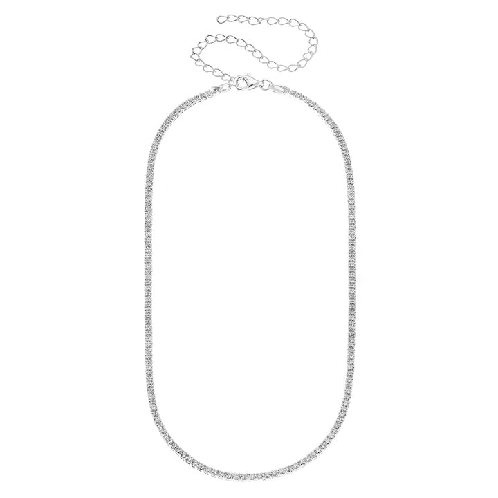 Silver Tennis Choker - Swagychic