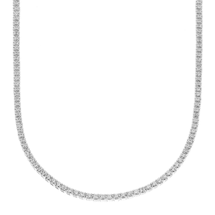 Silver Tennis Choker - Swagychic