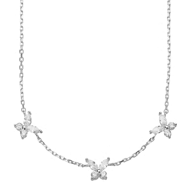 Triple Butterfly Necklace - Swagychic